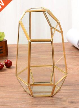 Indoor Tabletop Irregular Glass Geometric Air Plants Terrari