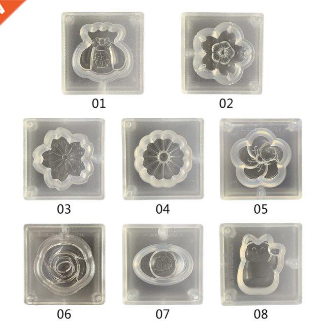 Mooncake Mold 30g Hand Press Cookie Stamps Cookie Cutters Pa