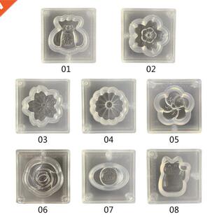 Mooncake Mold 30g Hand Press Cookie Stamps Cookie Cutters Pa