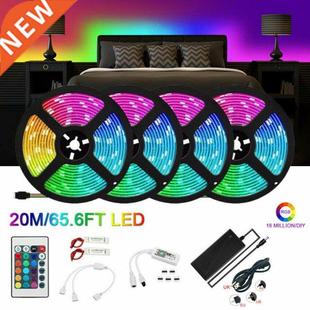 with 5050 600LEDs LED RGB 4rolls DC12V 12V 65ft strip 20M