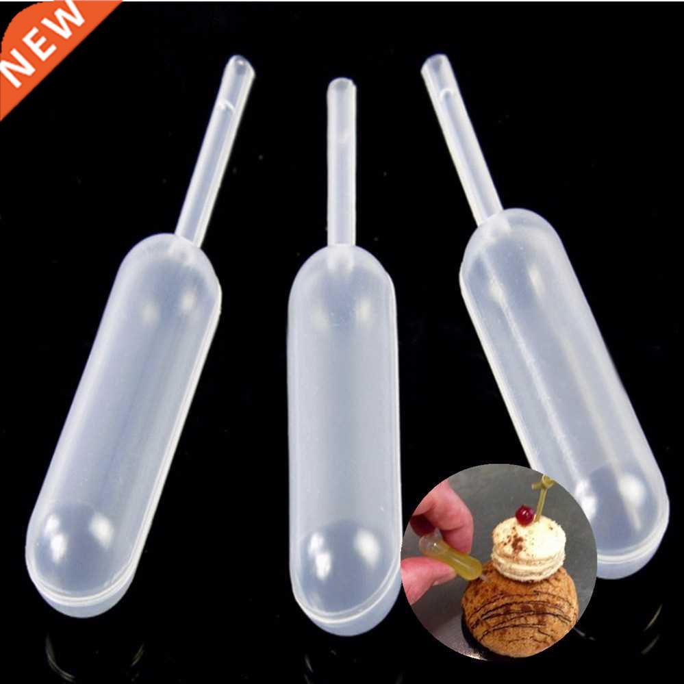 100pcs 4ml Cup Cake Pipettes Plastic Squeeze 4ml Transfer Pi