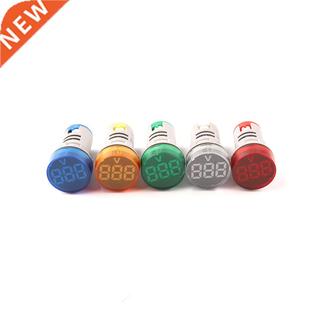 Round Voltage Digital LED Dis Mini Auto Surface 22mm Frosted