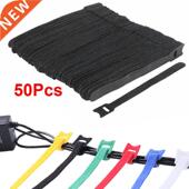 Reusable type Organizer Cord Wire Tie Cable 50pcs