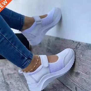 Mesh 2022 Breathable Wedge Platfo Women Sneakers Shoes