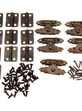 15Pcs/set Antique Bronze/Gold Furniture Cabinet Hinges withJ