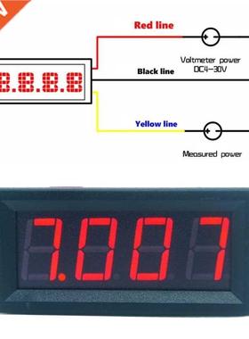 DC 0-99.99V (100V) 4-digits 0.56inch Digital Voltmeter 3Wire