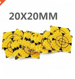 100pcs Fluorescent Reflector Sheet For Total Station Survey