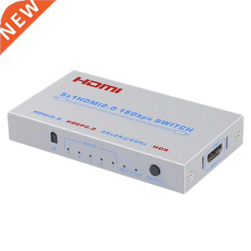 Hdmi5 Input and 1 Output Switch, 4 Inputs and 1 4K Hd Output