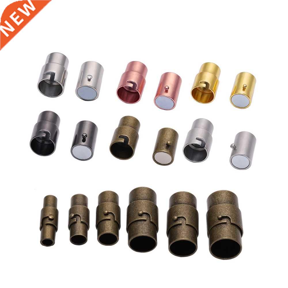 10pcs/lot 3 4 5 6 8 10mm Strong Magnetic Clasps With Locking