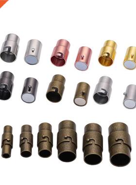 10pcs/lot 3 4 5 6 8 10mm Strong Magnetic Clasps With Locking