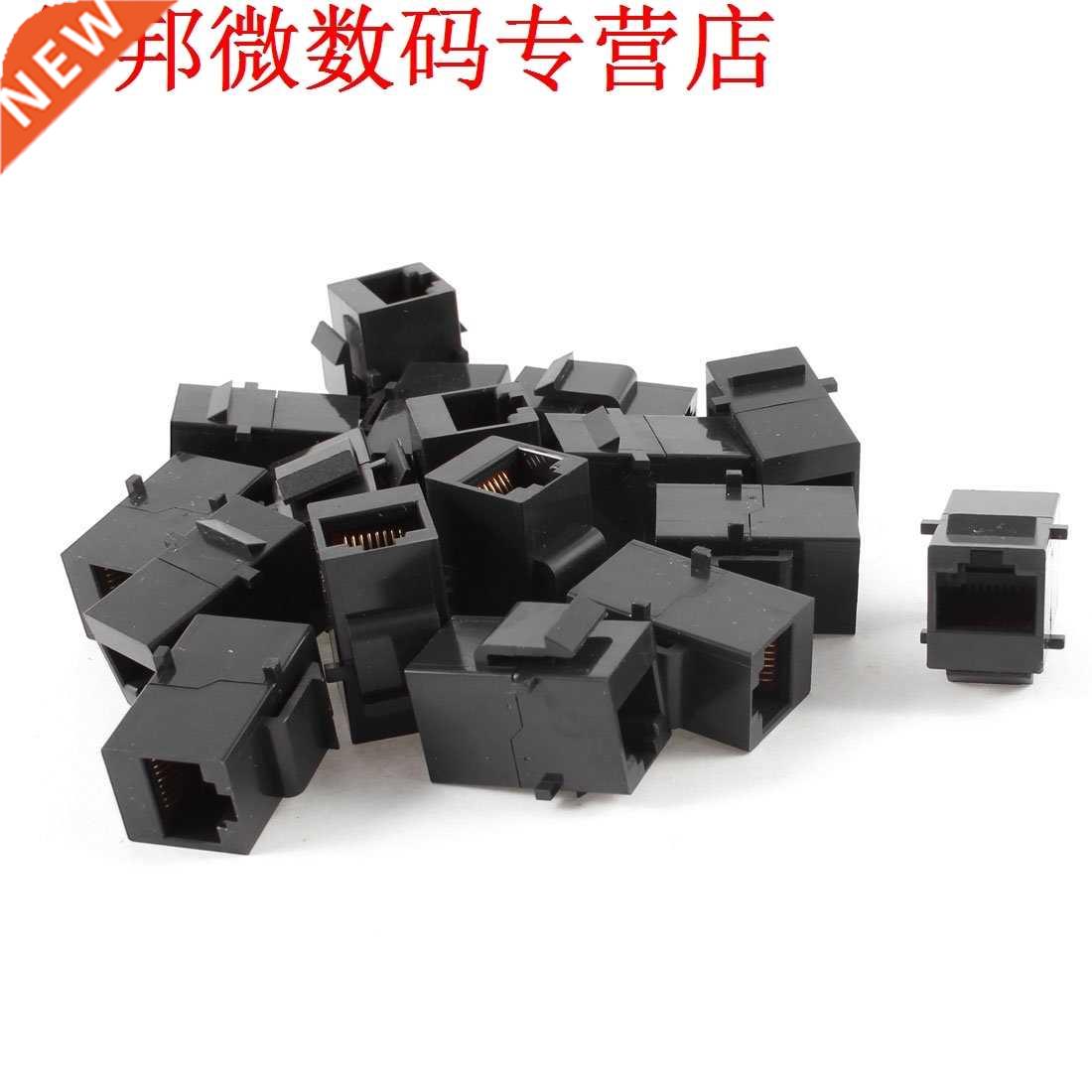17Pcs Snap Joint RJ45 8P8C Female to Female Connector Couple