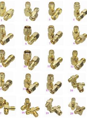 10Pcs SMA / RP-SMA to SMA / RPSMA Male plug Female jack Fo