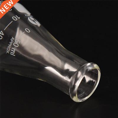 Clear Glass Lab Scientific Conical Erlenmeyer Flask 50ml Sch