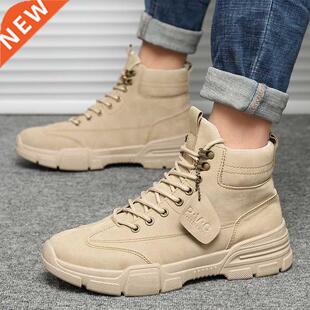 Men Tactical Military Army Boots Breathable Leather Mesh Hig