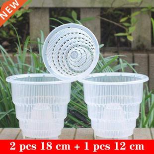 Holes Flow Orchid Pot Clear Inch Plastic Meshpot With