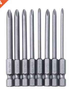 Alloy Steel 8 Sizes Cross Head Screwdrivers 75mm Length 6.5