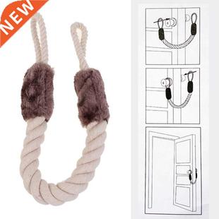 Doors Stoppe Door Rope Wedge Handles Shut Stop Slamming