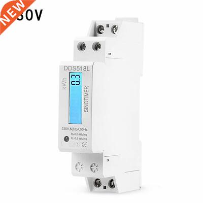 Single Phase LCD Backlit Watteter Power Consuption Watt En