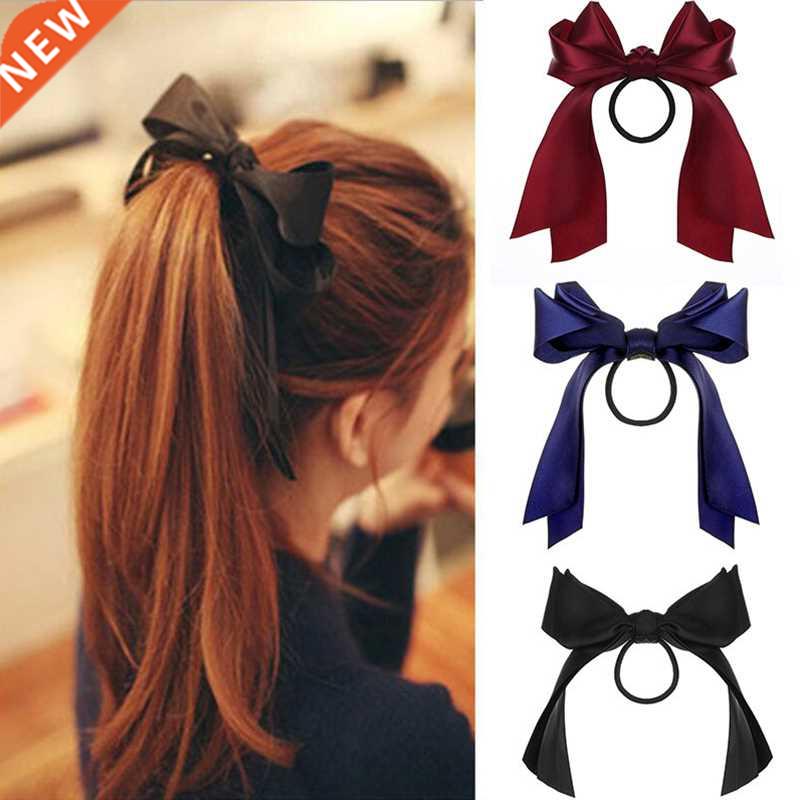 Fashion Korean Bow-Knot Hair Ties Scrunchies Women Girls Ela