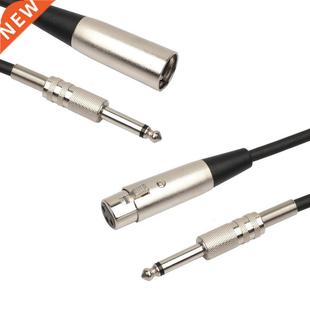 Male Profes Jack 3Pin 6.5mm stereo 6.35mm Female XLR