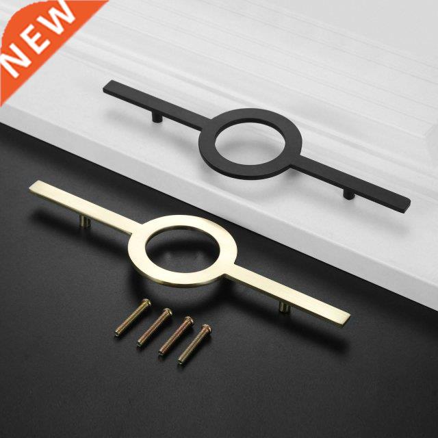 Zinc Alloy 128mm Furniture Pull Handles Black/Gold Drawer Ki