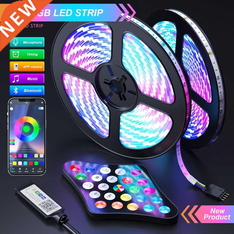 Bluetooth 5V USB Led Strip Lights RGB 1M-0M Led Light TV Ba