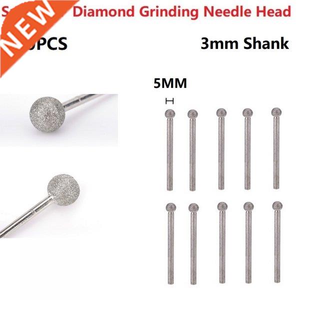 33-40mm Length Needle Head Grinding Sculpting 3mm Shank 4/5/