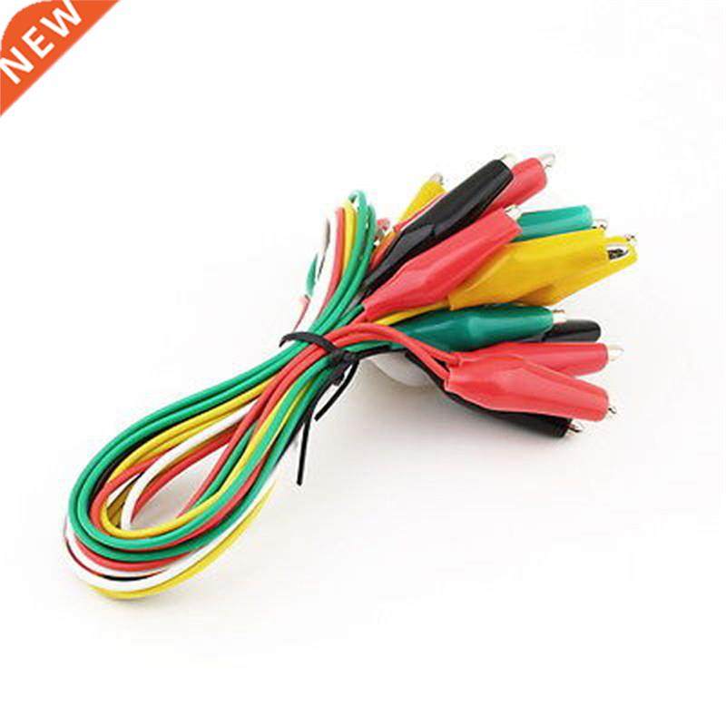 10pcs Alligator Clips Double-ended Test Leads Crocodile Clam