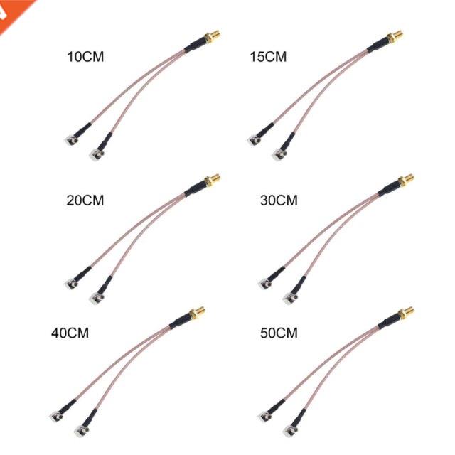 SMA-Female To Double-TS9 Male Adapter Spltter Combned Pgt