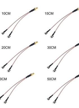SMA-Female To Double-TS9 Male Adapter Spltter Combned Pgt