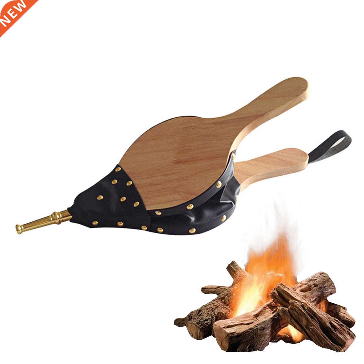 1PC Fireplace Bello for Outdoor Camping BBQ Grill Hand Bel