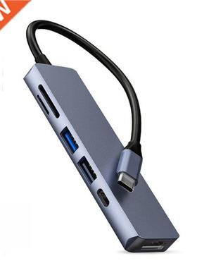 6 in 1 5Gbps Type C to Fast Charger 6 in 1 Multi Card HDMI-c