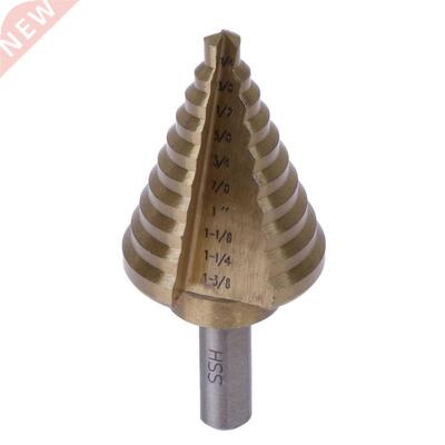 Plate Hole Open Tool Drills Punch Hole 1/4 1-/8 Stepped Dri