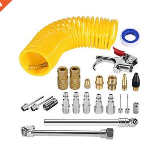 20 pcs air compressor accessories kit contains various usefu