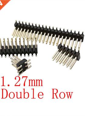 10Pcs/lot SMD 1.27mm Pitch Double Row Pin Header Male Plug C