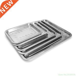 2021 New Stainless Steel Rectangular Plate Barbecue Grilled