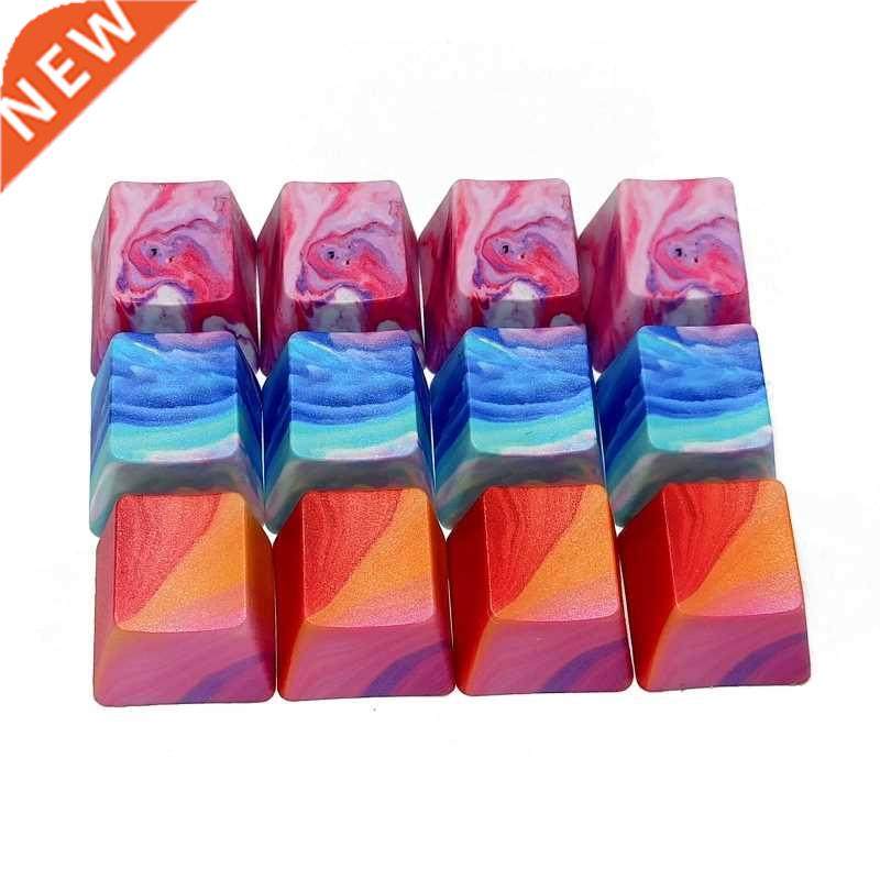DIY Gradient Purple Red Blue Color Keycap Personality Keycap