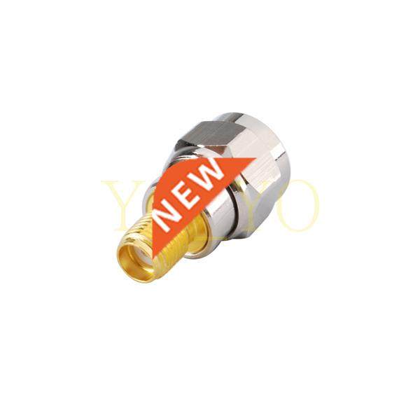 RF Coaxial adapter SMA to F adapter SMA female goldplated to