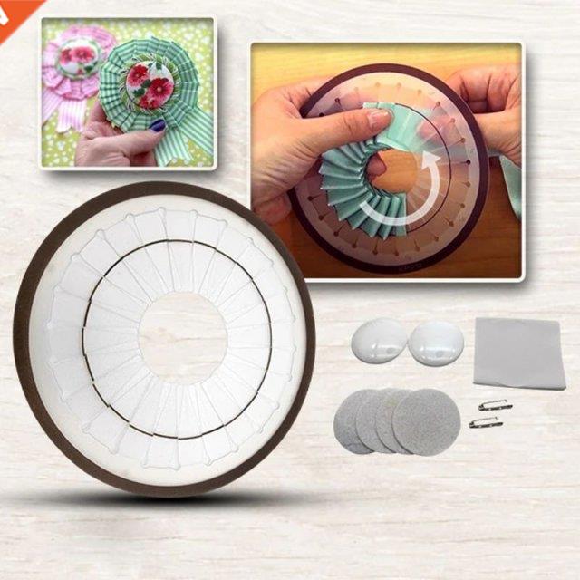 Large Rosette Maker Round Yo-Yo Maker Sewing Crafts Embellis