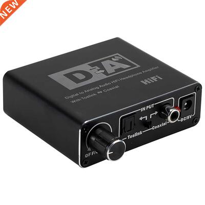 5.1 Audio decoder Toslink Coaxial to R/L RCA 3.5mm Stereo A