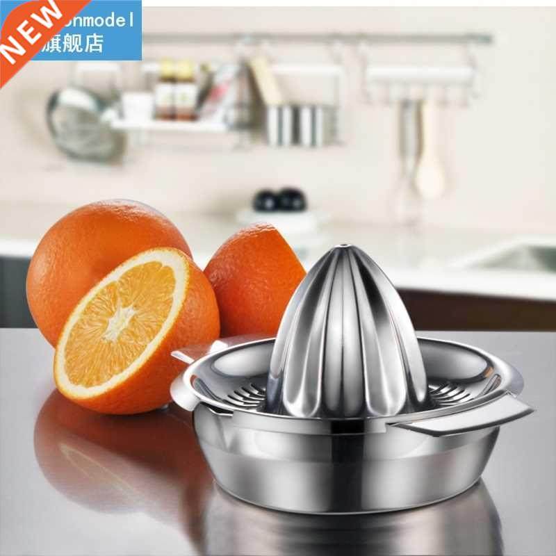 Portable lemon orange manual fruit juicer 304 stainless stee