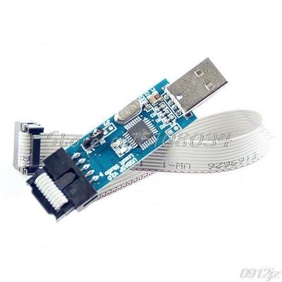 1Pc USB ISP Programmer 适用于 ATMEL AVR ATMega ATTiny 51 Dev