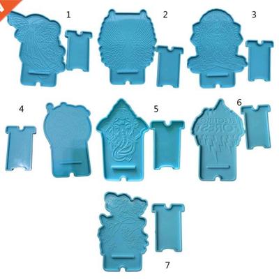 1 Set  Moble Phone Stand Epoxy Resn Mold Cellphone Hold