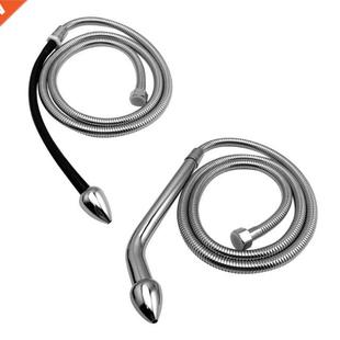 Enema Cleaning Butt Plug Flusher Long Tube Stainless Steel I