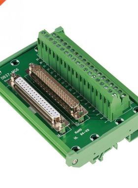 DB37-MG6 DIN Rail Mount Interface Module Male / Female Conne