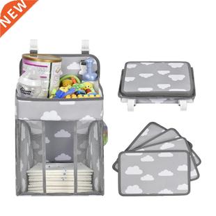 Storage Bag Cot Crib Bed Organizer Hanging Nappy Baby Diaper