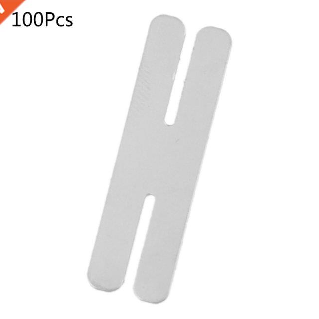 100pcs/lot 0.15*8*28 H type Nickel Plated Steel Strap Strip