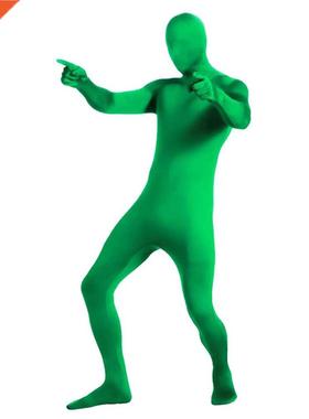 Green Screen Chromake Suit Stretchy Skin Body Film Televisio