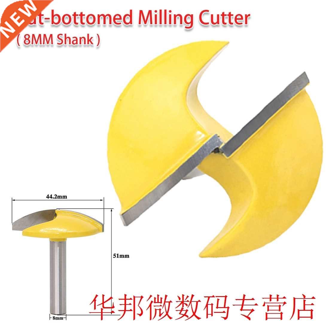 Woodworking Milling Cutter 8mm Shank Milling Straight Edge S