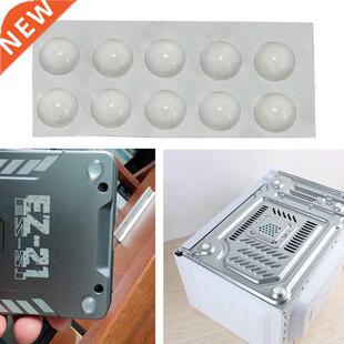 Keyboard Foot Pad Cabinet Door Bumpers 8mm Diameter Clear Ad